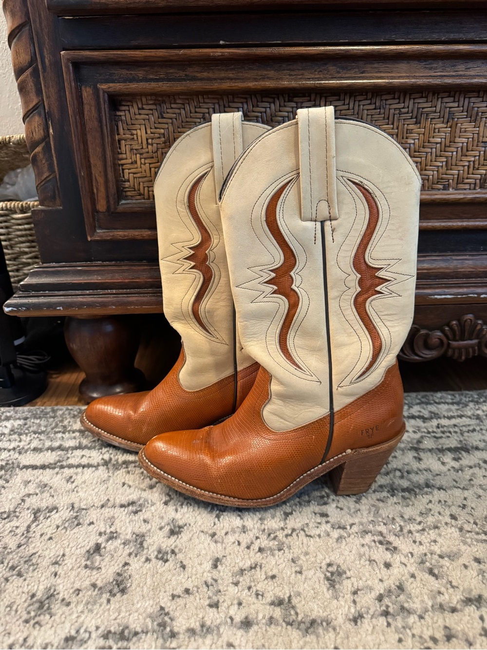 Frye Vintage Cowboy Boots